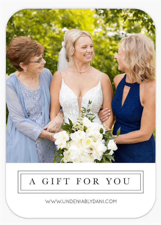 GIVE THE GIFT OF MEMORIES Undeniably Dani, LLC