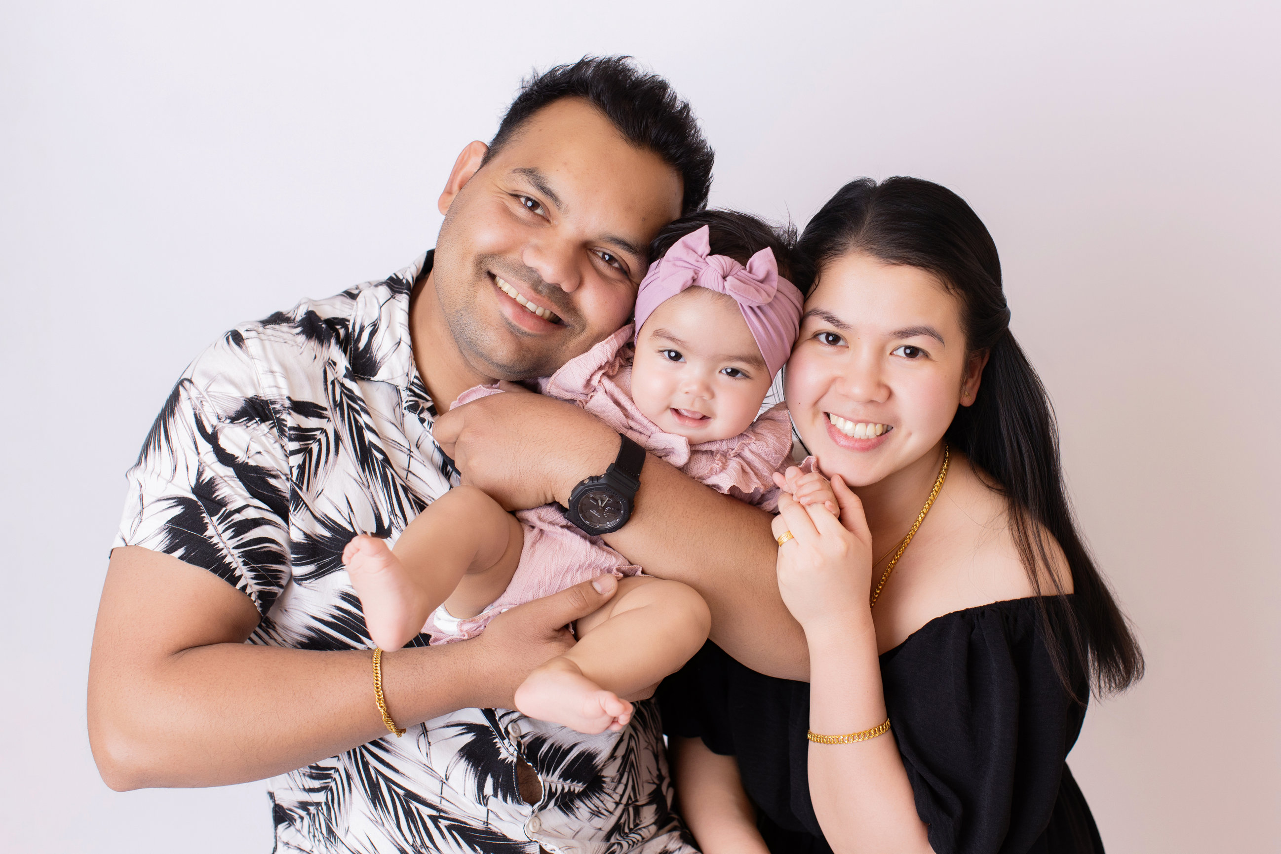 Calgary baby milestones photography lilac fur and cream half way to one Milestones II session photo 12