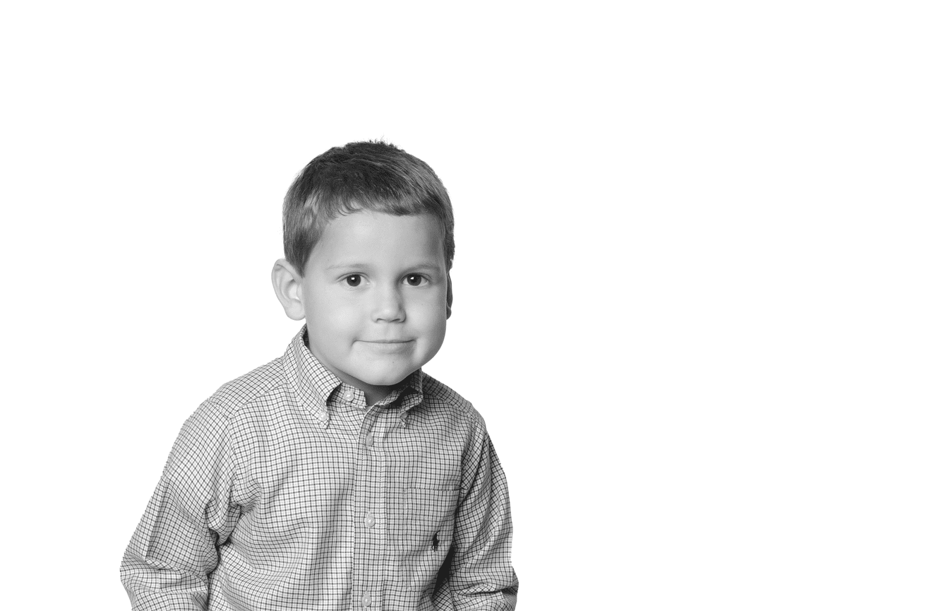 High school senior, Bennett, when he was still in elementary school.