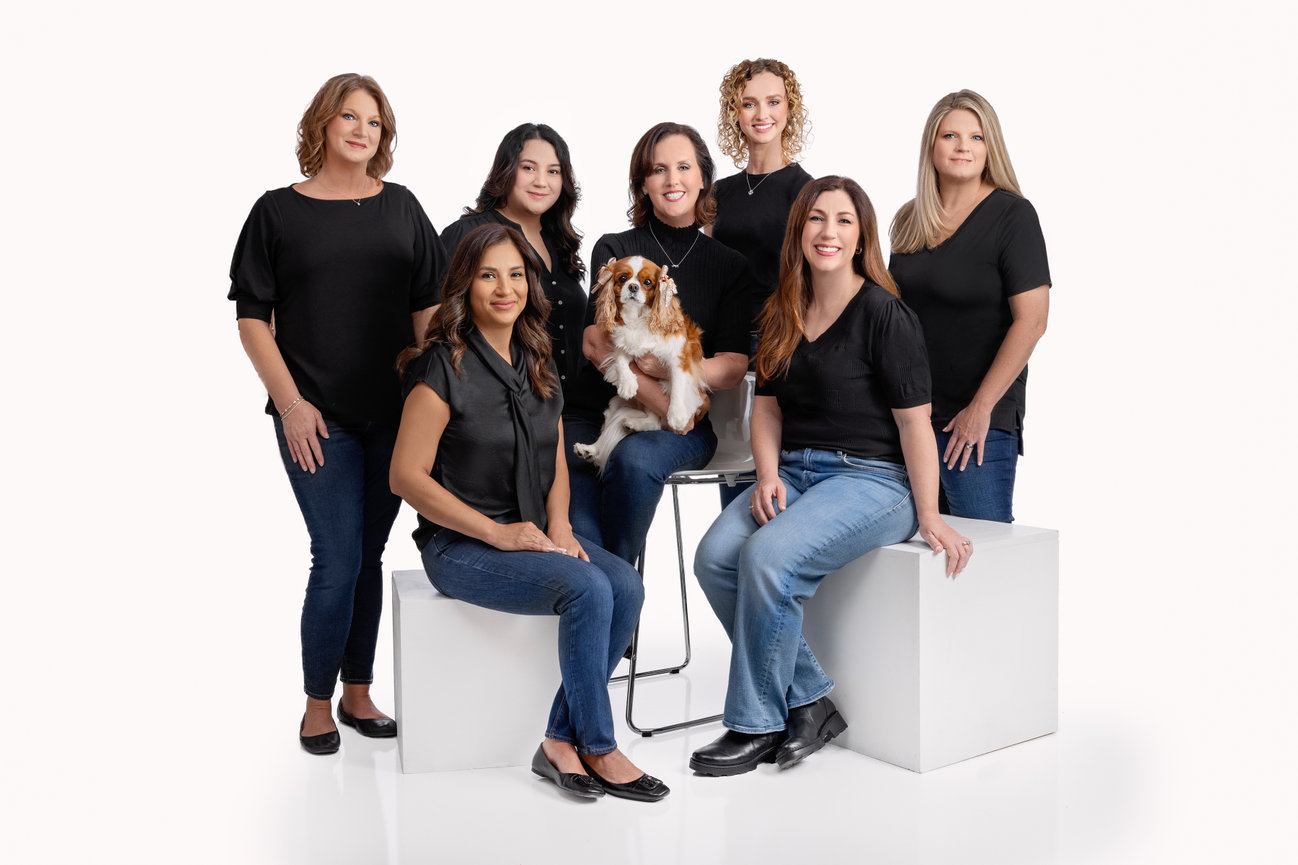 Branding image with their mascot a dog in jami scull sstudio.