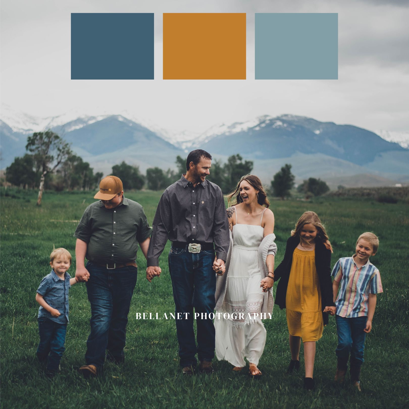 What colors to wear for Spring family photos