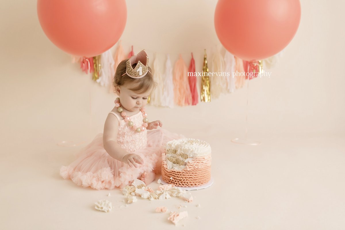 Smash Cake Photography Los Angeles Baby H